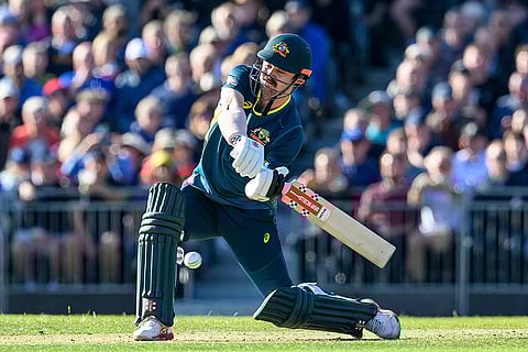 Scotland Vs Australia, 1st T20I: Australia's Travis Head hits a four against Scotland